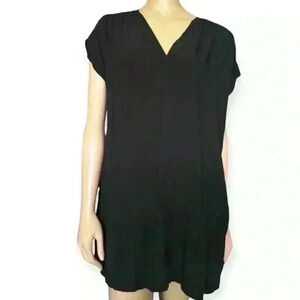GAP Women's black Mini Dress Casual short sleeves Size M